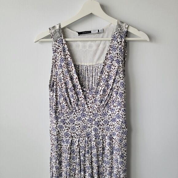 Sport Max code womens dress size M sleeveless floral V-Neck - Picture 3 of 10